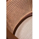 Temple &amp; Webster Shun Beech Wood &amp; Rattan Dining Chair