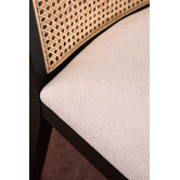Temple &amp; Webster Dennett Rattan &amp; Solid Beech Wood Dining Chairs
