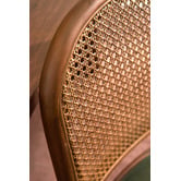Temple &amp; Webster Louie Arched Rattan &amp; Solid Beech Wood Dining Chairs