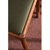 Temple &amp; Webster Louie Arched Rattan &amp; Solid Beech Wood Dining Chairs