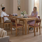 Temple &amp; Webster Kiari Extendable Dining Table &amp; Alex Dining Chair Set