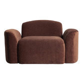 Temple &amp; Webster Cami Chenille Lounge Chair