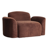 Temple &amp; Webster Cami Chenille Lounge Chair