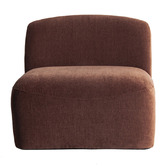 Temple &amp; Webster Cami Chenille Armless Lounge Chair