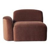 Temple &amp; Webster Cami Chenille Left Corner Lounge Chair