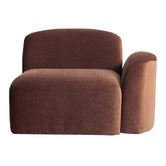 Temple &amp; Webster Cami Chenille Right Corner Lounge Chair