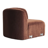 Temple &amp; Webster Cami Chenille Corner Lounge Chair