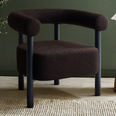 Temple &amp; Webster Roselin Boucle Armchair
