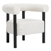 Temple &amp; Webster Roselin Boucle Armchair