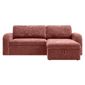 Temple &amp; Webster Maia 4 Seater Double Sofa Bed with Reversible Chaise