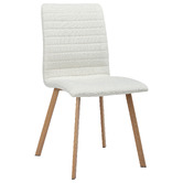 Temple &amp; Webster Nora Glass Dining Table and Hayden Dining Chair Set