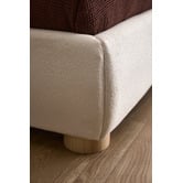 Temple &amp; Webster Paloma Boucle Gas Lift Storage Bed