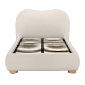 Temple &amp; Webster Paloma Boucle Gas Lift Storage Bed