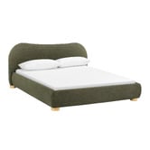 Temple &amp; Webster Paloma Boucle Gas Lift Storage Bed