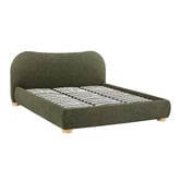 Temple &amp; Webster Paloma Boucle Gas Lift Storage Bed