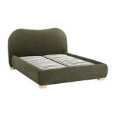 Temple &amp; Webster Paloma Boucle Gas Lift Storage Bed