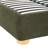 Temple &amp; Webster Paloma Boucle Gas Lift Storage Bed