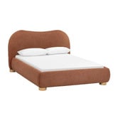 Temple &amp; Webster Paloma Boucle Gas Lift Storage Bed