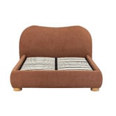 Temple &amp; Webster Paloma Boucle Gas Lift Storage Bed