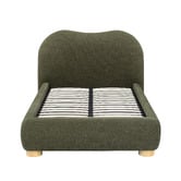 Temple &amp; Webster Paloma Boucle Gas Lift Storage Bed