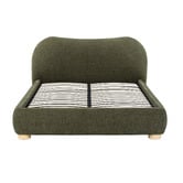 Temple &amp; Webster Paloma Boucle Gas Lift Storage Bed