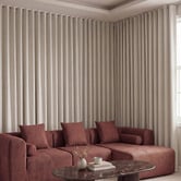 Temple &amp; Webster Eden Linen-Blend Blockout S-Fold Curtains