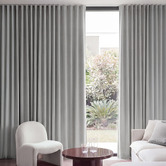 Temple &amp; Webster Eden Blockout S-Fold Curtains