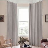 Temple &amp; Webster Eden Blockout S-Fold Curtains