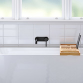 Temple &amp; Webster Carson 180mm Bath/Basin Wall Mixer Set