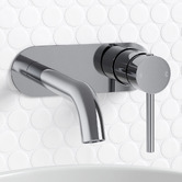 Temple &amp; Webster Carson 180mm Bath/Basin Wall Mixer Set