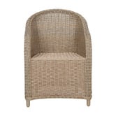 Temple &amp; Webster Tallow PE Wicker Outdoor Dining Chair