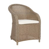 Temple &amp; Webster Tallow PE Wicker Outdoor Dining Chair