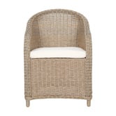 Temple &amp; Webster Tallow PE Wicker Outdoor Dining Chair