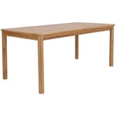Temple &amp; Webster Patmos Acacia Wood Outdoor Extendable Dining Table