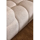 Temple &amp; Webster Levi 4 Seater Boucle Modular Sofa &amp; Ottoman Set