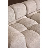 Temple &amp; Webster Levi 4 Seater Boucle Modular Sofa &amp; Ottoman Set