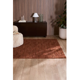 Temple &amp; Webster Gracie Grid Hand-Woven Wool Rug