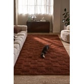 Temple &amp; Webster Gracie Grid Hand-Woven Wool Rug