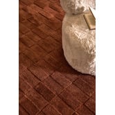 Temple &amp; Webster Gracie Grid Hand-Woven Wool Rug