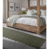 Temple &amp; Webster Rowe Boucle Wool-Blend Scalloped Rug