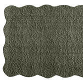 Temple &amp; Webster Rowe Boucle Wool-Blend Scalloped Rug