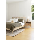 Temple &amp; Webster Liam Pine Wood Bed