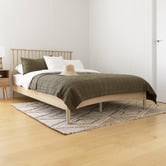 Temple &amp; Webster Liam Pine Wood Bed