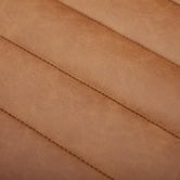 Temple &amp; Webster Aldric Genuine Leather Ottoman