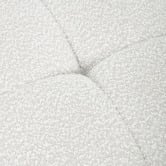 Temple &amp; Webster Finley Boucle Ottoman
