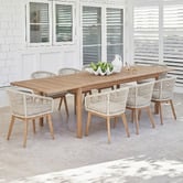 Temple &amp; Webster Laguna Rope Outdoor Dining Chair