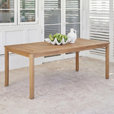 Temple &amp; Webster Patmos Acacia Wood Outdoor Dining Table