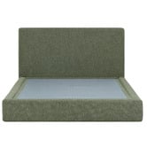 Temple &amp; Webster Mallo Upholstered Bed Frame