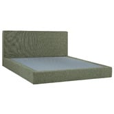 Temple &amp; Webster Mallo Upholstered Bed Frame