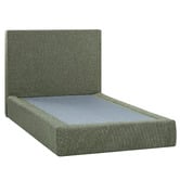 Temple &amp; Webster Mallo Upholstered Bed Frame